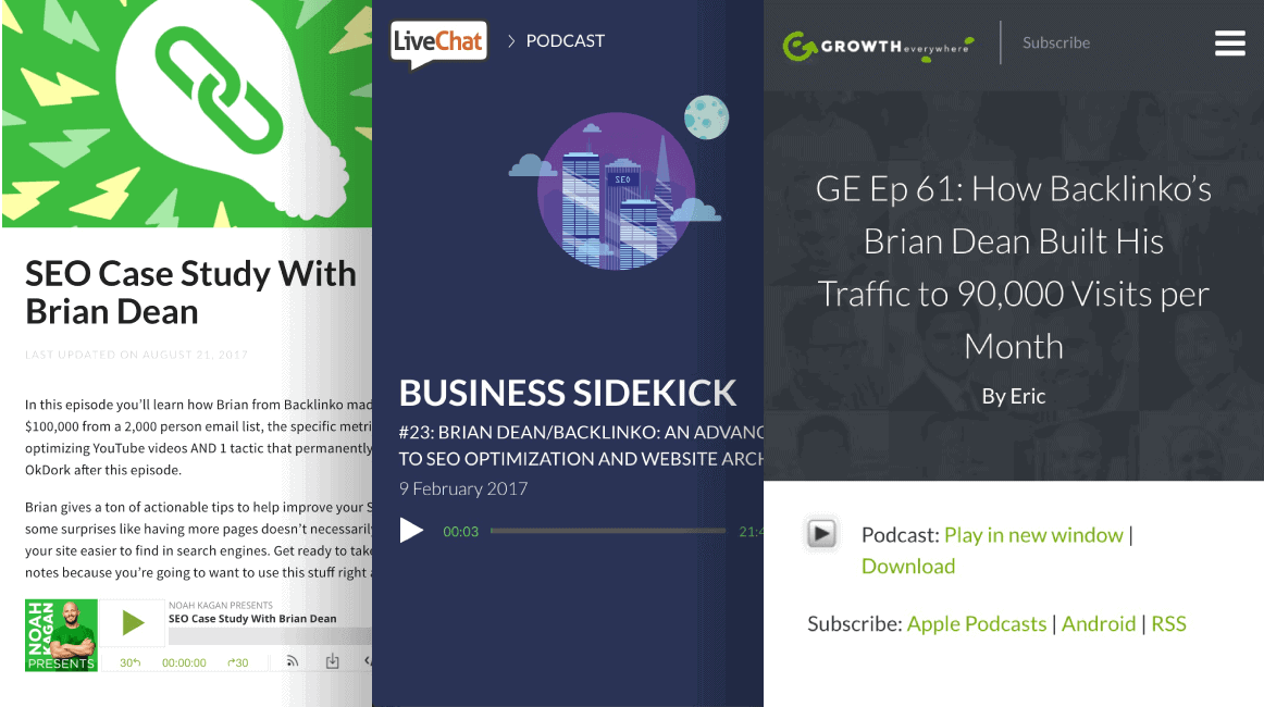 Go on podcasts 30 Ways to Increase Traffic to Your Website
